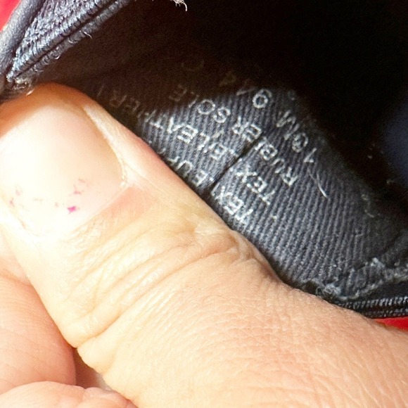 Tory Burch Navy Blue Floral Canvas Casual Sneakers Women Sz 10 - Picture 9 of 10